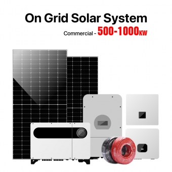 500-1000KW  On Grid System Solution 